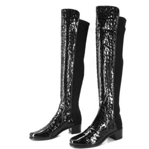 Stuart Weitzman Black Reserve Stretch 5050 boot